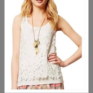 Anthropologie- Sunday In Brooklyn lace tank top